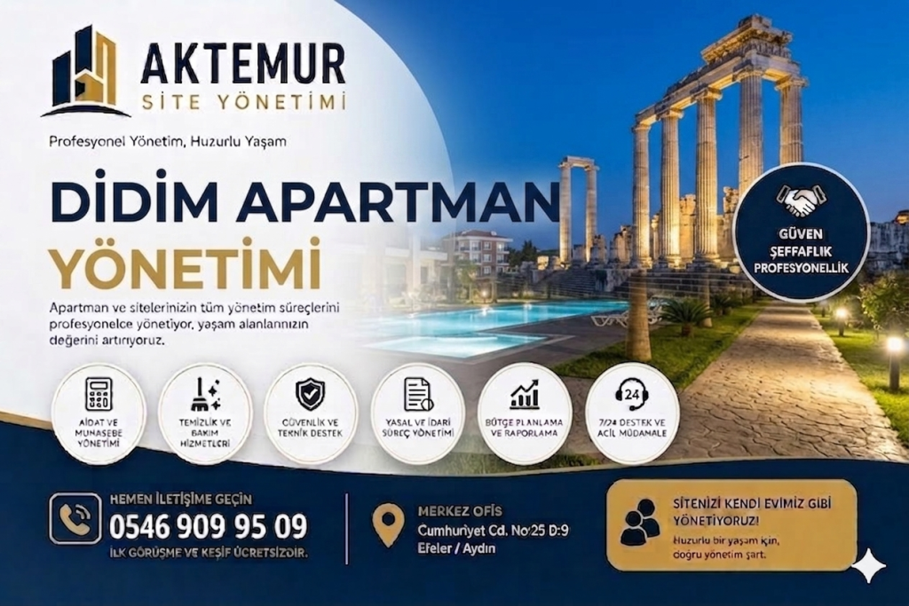 didim apartman yönetimi
