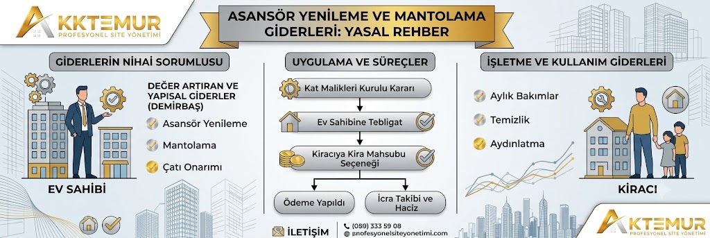 Asansör Yenileme ve Dış Cephe Mantolama